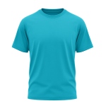Men’s Premium Cotton Round Neck T-Shirt (Aqua Blue)