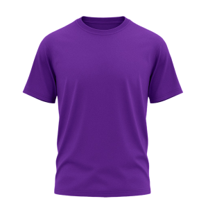 Men’s Premium Cotton Round Neck T-Shirt (Purple)