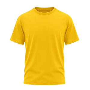 Men’s Premium Cotton Round Neck T-Shirt (Yellow)