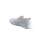 Men’s Breathable Knit Slip-On Walking Shoes (White)